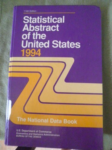 Stock image for Statistical Abstract of the United States 1994 for sale by Solr Books