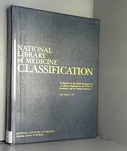 Beispielbild fr National Library of Medicine Classification zum Verkauf von Better World Books