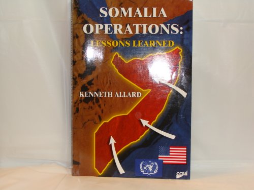 Stock image for Somalia Operations: Lessons Learned for sale by Veronica's Books