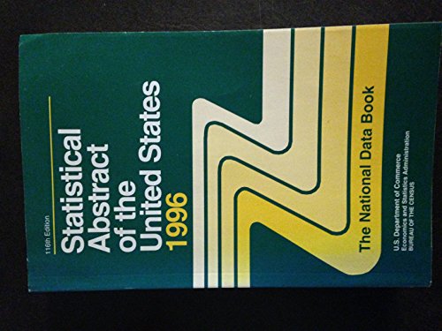 9780160488368: Statistical Abstracts of U. S. 1996