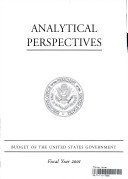 Stock image for Budget of the United States Government, Fiscal Year 2001: Analytical Perspectives for sale by Ground Zero Books, Ltd.