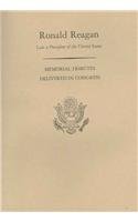 Stock image for Memorial Services in the Congress of the United States and Tributes in Eulogy of Ronald Reagan Late a President of the United States for sale by Ergodebooks