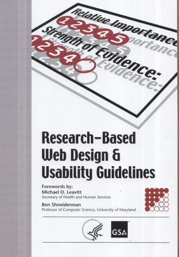 9780160762703: Research-based Web Design and Visibility Guidelines