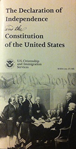 9780160785825: The Declaration of Independence and the the Constitution of the United States