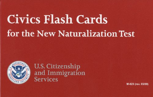 9780160827990: Civics Flash Cards for the New Naturalization Test