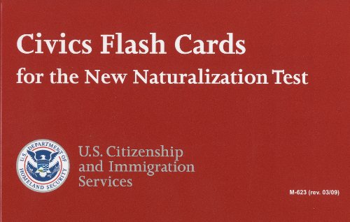 9780160827990: Civics Flash Cards for the New Naturalization Test, 2009