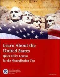 Beispielbild fr Learn about the United States: Quick Civics Lessons for the Naturalization Test [With CDROM] zum Verkauf von Wonder Book