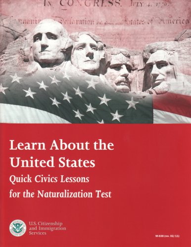 Beispielbild fr Learn about the United States: Quick Civics Lessons for the Naturalization Test zum Verkauf von BooksRun