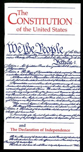 Beispielbild fr Constitution of the United States and the Declaration of Independence zum Verkauf von Wonder Book