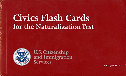 9780160904608: Civics Flash Cards for the Naturalization Test