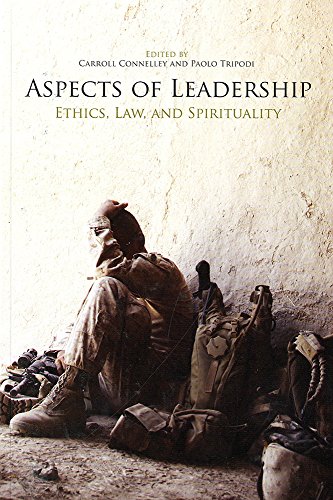 Beispielbild fr Aspects of Leadership: Ethics, Law, and Spirituality: Ethics, Law, and Spirituality zum Verkauf von ThriftBooks-Atlanta