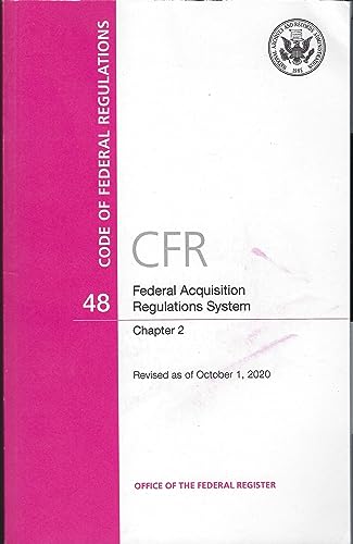 Imagen de archivo de CFR Federal Acquisition Regulations System: Chapter 2 a la venta por BookHolders