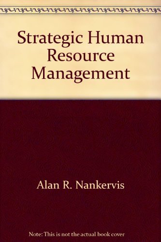 Beispielbild fr Strategic Human Resource Management zum Verkauf von Books@Ruawai