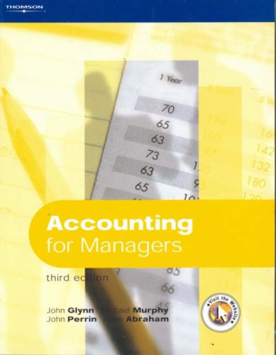 Stock image for Accounting for Managers for sale by Hawking Books