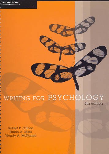 9780170128544: Writing for Psychology