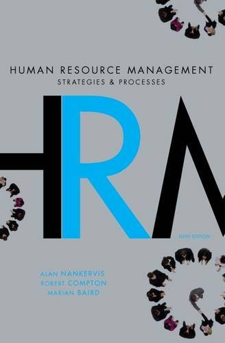 9780170134200: Human Resource Management: Strategies and Processes - Plus Workchoices Update