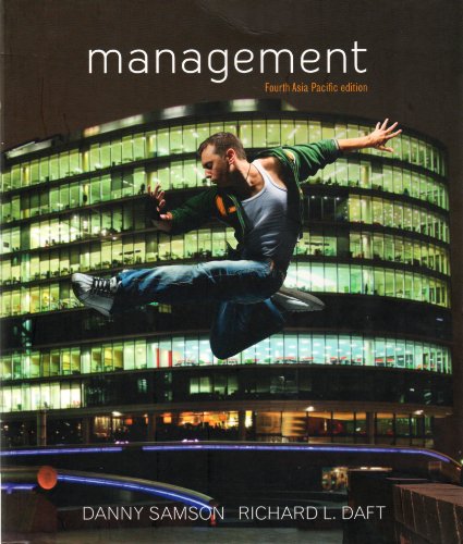 9780170192705: Management: fourth Asia Pacific Edition