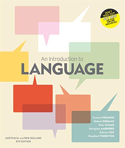 Imagen de archivo de An Introduction to Language with Student Resource Access 12 Months a la venta por Reuseabook