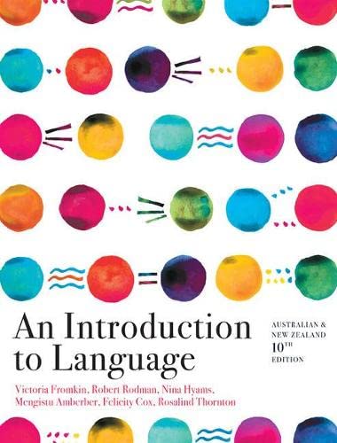 Stock image for An Introduction to Language for sale by Revaluation Books