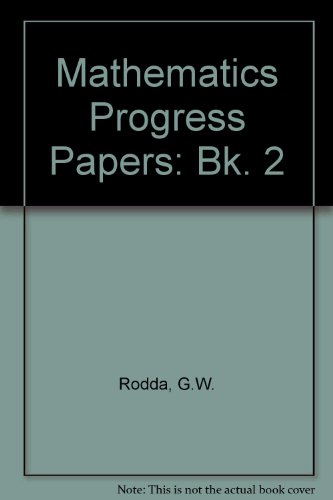 9780174210689: Mathematics Progress Papers: Bk. 2