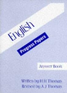 9780174244783: Tchrs' (English Progress Papers)