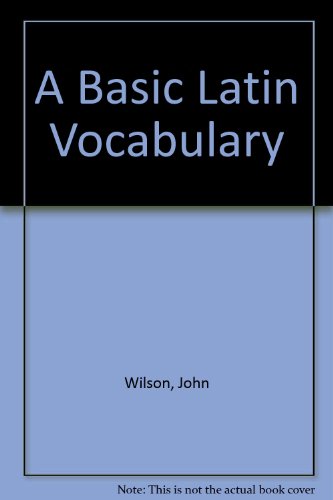 9780174385127: A Basic Latin Vocabulary