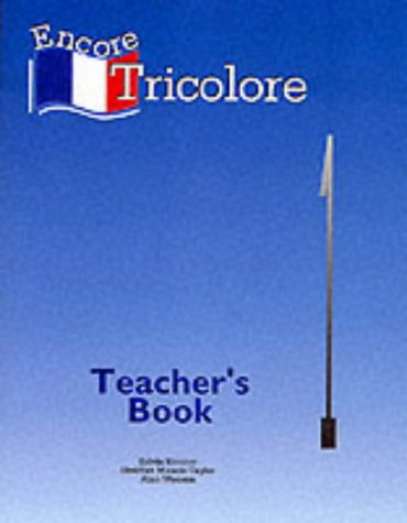 Beispielbild fr Teacher's Book (Stage 1) (Encore Tricolore) zum Verkauf von WorldofBooks