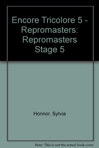 9780174399285: Repromasters (Stage 5) (Encore Tricolore)