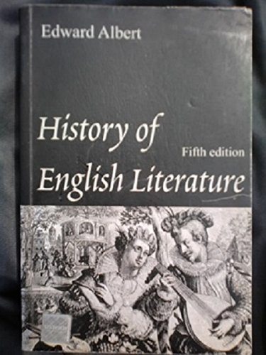 9780174441267: A History of English Literature