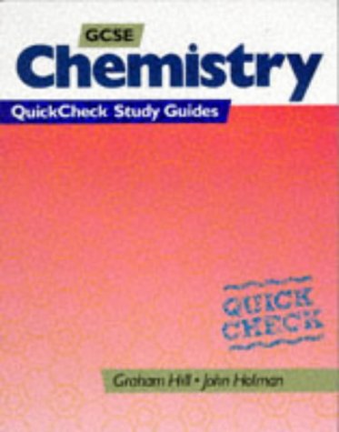 Stock image for General Certificate of Secondary Education Chemistry (Quickcheck Study Guides) for sale by AwesomeBooks