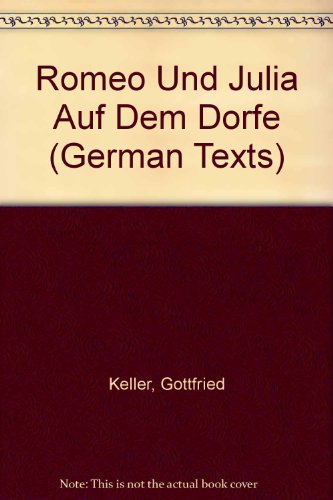 Romeo und Julia auf dem Dorfe (9780174491170) by Margaret A. (edited By). McHaffie