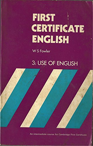 Stock image for First Certificate English: Use of English for sale by medimops