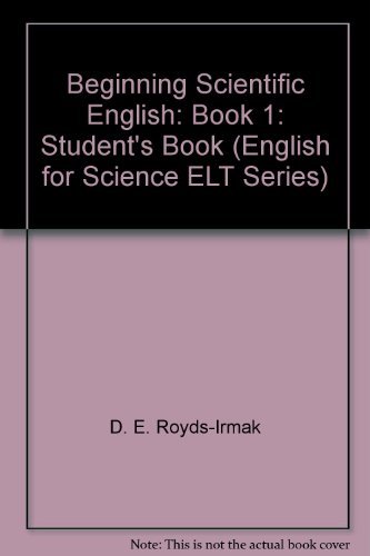 Stock image for Beginning Scientific English: Bk. 1 (Business English) for sale by medimops