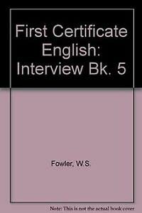 Stock image for First Certificate English: Interview Bk. 5 for sale by medimops