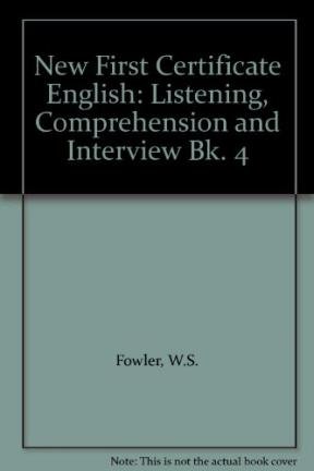 Imagen de archivo de Listening, Comprehension and Interview (Bk. 4) a la venta por Ammareal