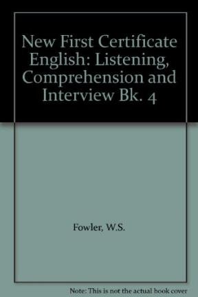 9780175555383: Listening, Comprehension and Interview (Bk. 4) (New first certificate English)