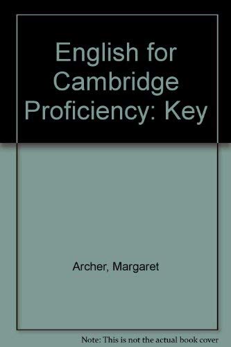 9780175555437: Key (English for Cambridge proficiency)