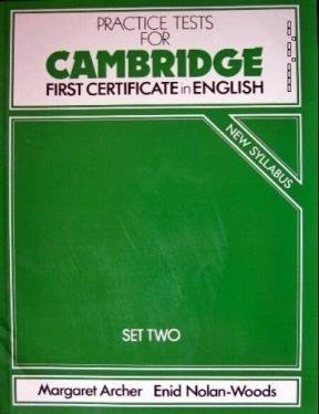 Stock image for Practice Tests for Cambridge First Certificate in English: Set 2 for sale by medimops