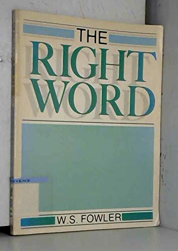 Stock image for The Right Word (Vocabulary) for sale by WorldofBooks