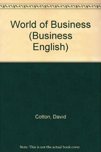 Imagen de archivo de World of Business: Student's Book (Business English) a la venta por WorldofBooks
