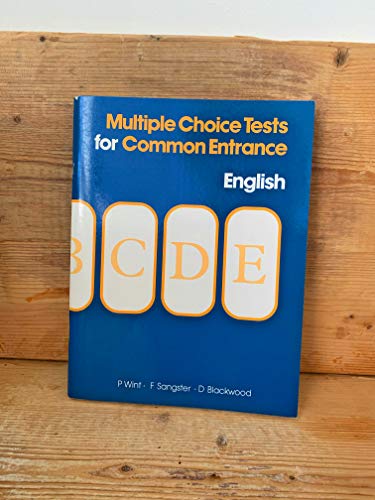 9780175663224: Multiple Choice Tests for Common Entrance: English
