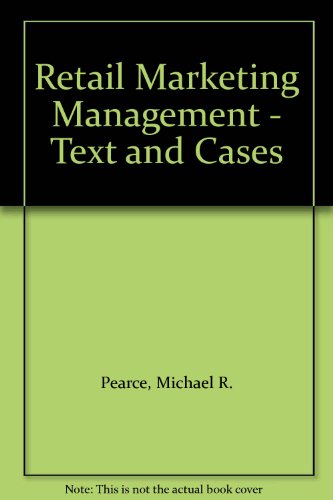 Beispielbild fr Retail Marketing Management : Text and Cases zum Verkauf von Better World Books