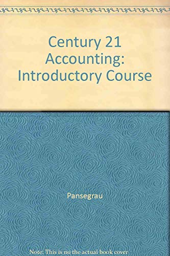 Imagen de archivo de Century 21 Accounting: Introductory Course a la venta por Bookmans