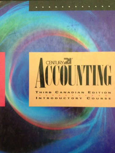 Imagen de archivo de Century 21 Accounting 3/E Canadian Edition a la venta por Textbook Pro