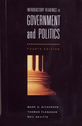 Imagen de archivo de Introductory Readings in Government and Politics a la venta por Better World Books: West