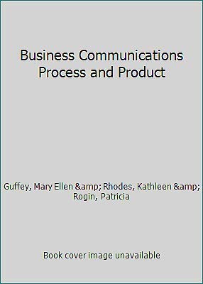 Stock image for Business Communications Process and Product for sale by Starx Products