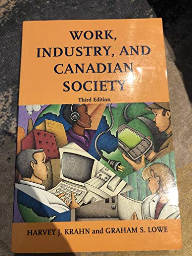 Stock image for Work, Industry and Canadian Society for sale by Better World Books