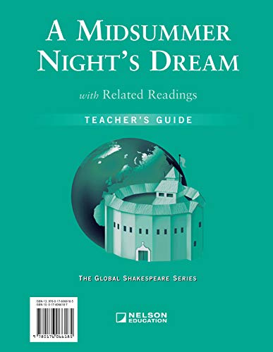 Imagen de archivo de Midsummer Night's Dream Global Shakespeare Teacher's Guide a la venta por GF Books, Inc.