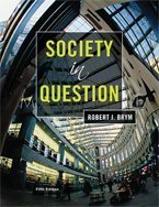 Beispielbild fr Society in Question zum Verkauf von Better World Books