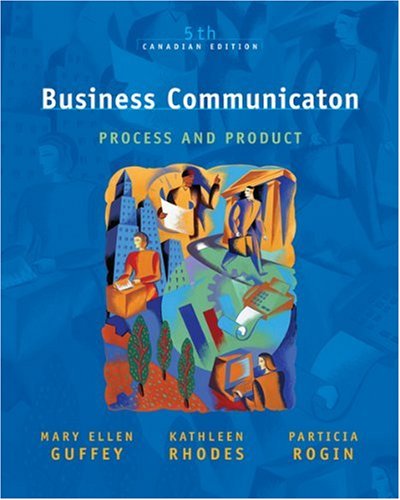 9780176103934: Business Communication: Process and Product